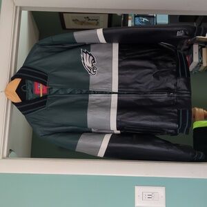 XL Men's Eagles leather jacket